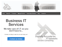 Tablet Screenshot of digitallyaccurate.com